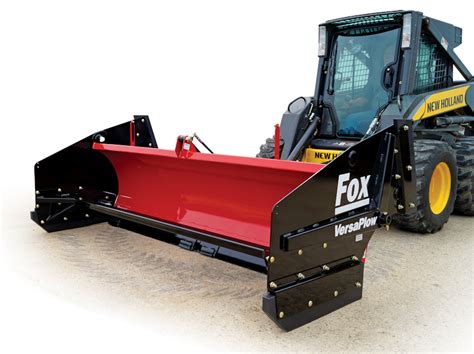 skid steer box|skid steer snow plow attachment.